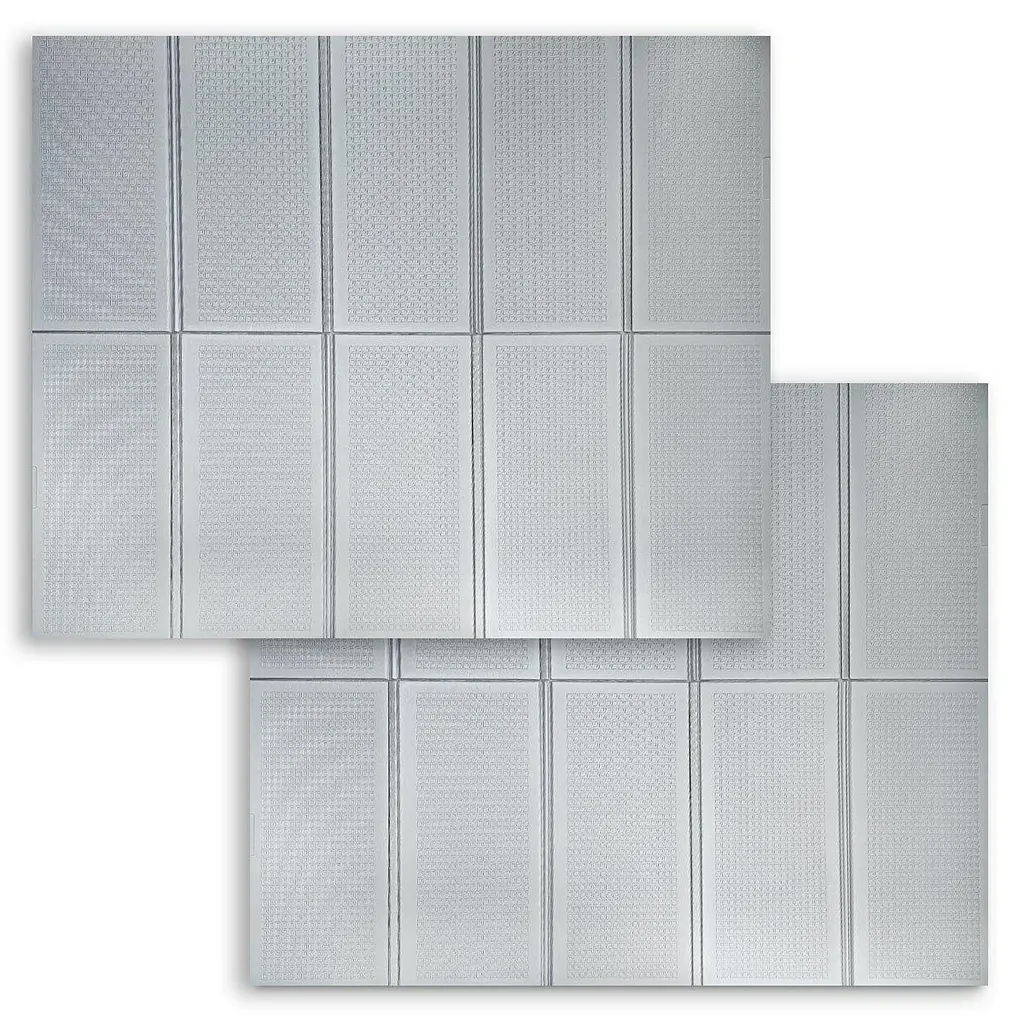 Дитячий складний термокилимок Sticker Wall однотонний 2000х1500х10мм Сірий 299 SW-00001187 - фото 2