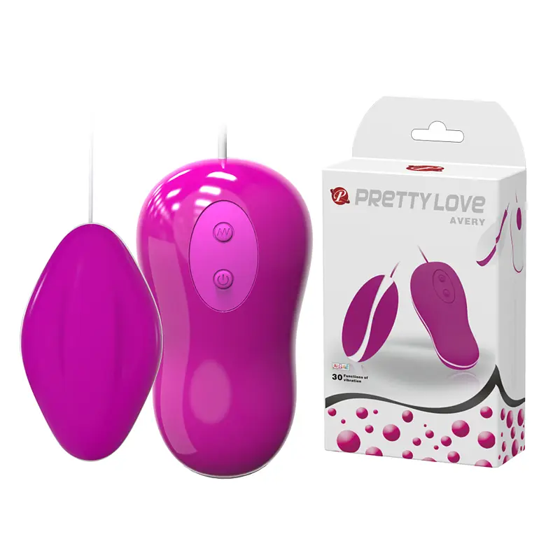 Віброяйце Pretty Love Avery Vibrating Egg Pink, 5,8 см фіолетовий