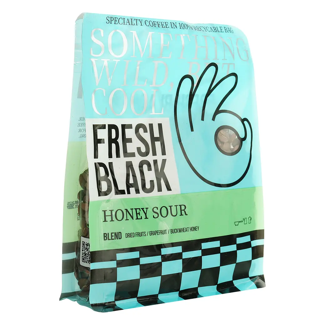 Кофе в зернах Fresh Black Honey Sour 200 г  - фото 3