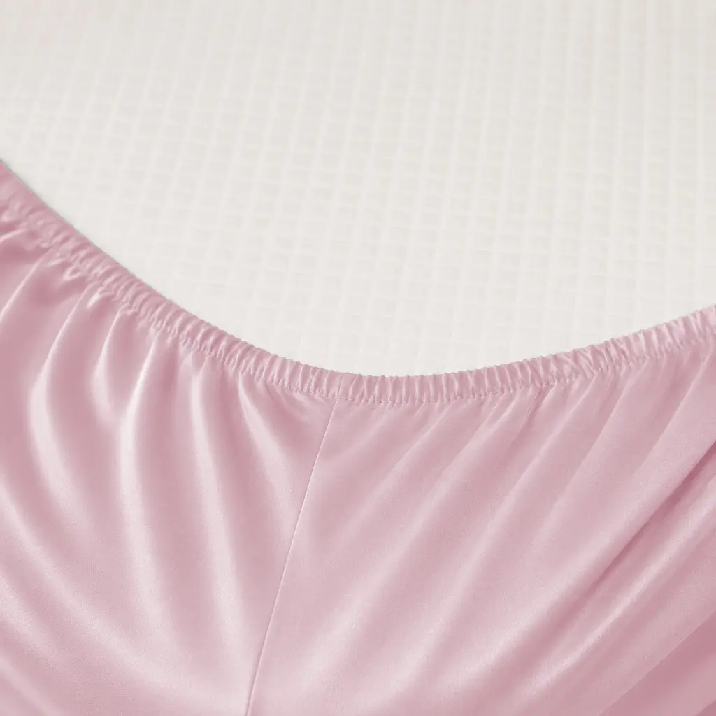 Простирадло на гумці MirSon Tencel Soft Peach 60х120 см (2200013883050) - фото 2