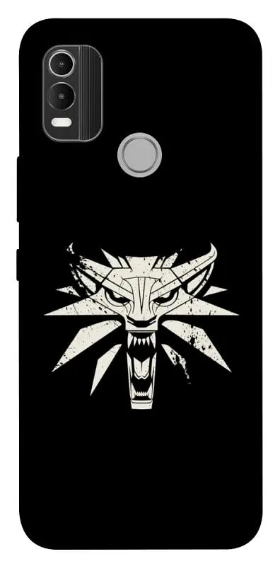 TPU чохол Demsky Wolf medallion для Nokia C21 Plus