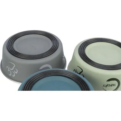 Миска Trixie для собак, з нержавіючої сталі та пластику 0,8 л 17 см - фото 3