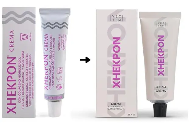 Крем для обличчя з колагеном і алое вера Vectem Xhekpon Facial Cream (оновлений дизайн) - фото 2