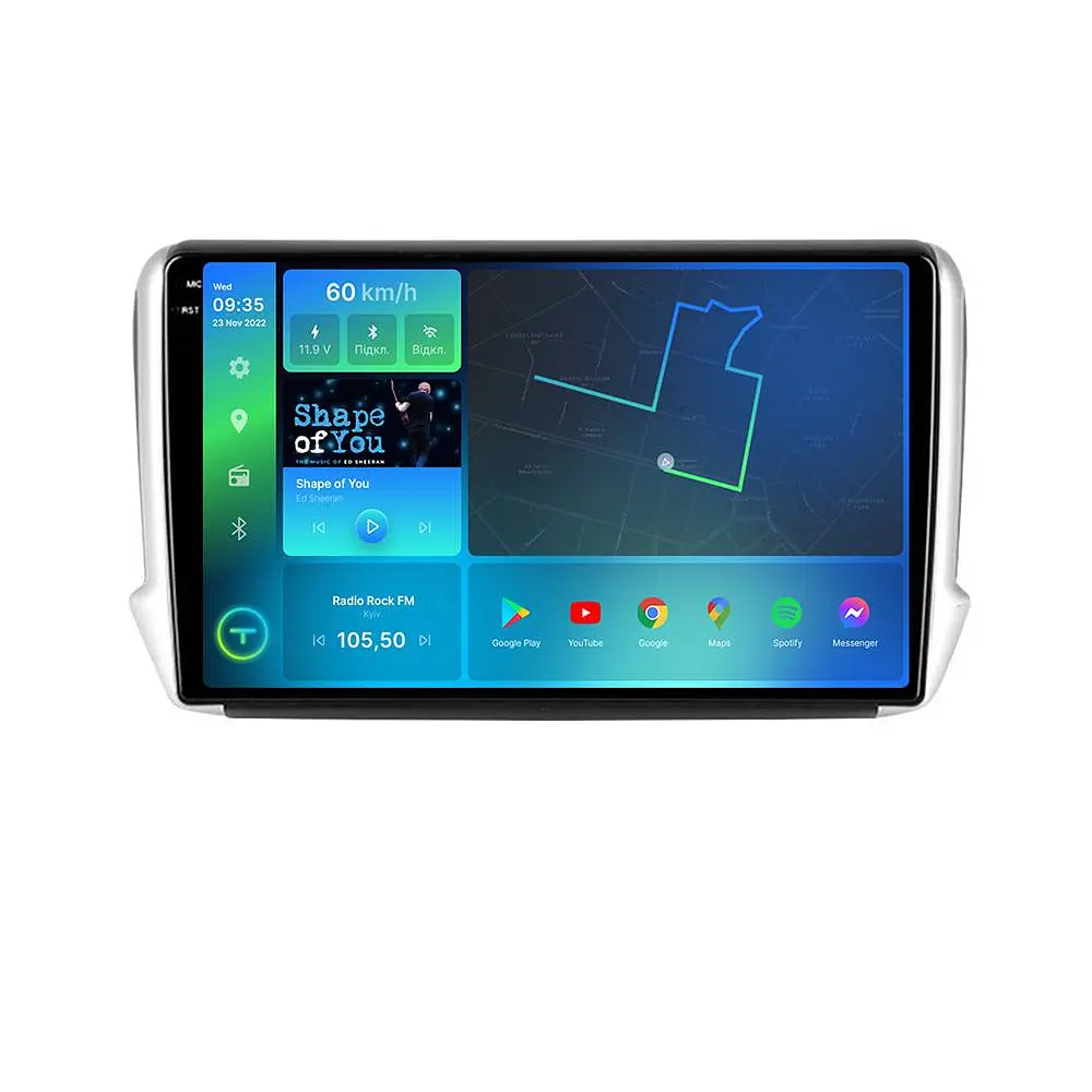 Штатна магнітола TORSSEN 2K Peugeot 2008 FL10 4+64Gb 4G Carplay DSP 202305901