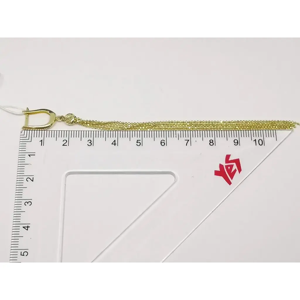 Золоті сережки Столична Ювелірна Фабрика. 105951Ж - фото 4