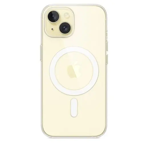 Прозрачный чехол CasePro Clear Case with MagSafe для iPhone 15 Plus - фото 4