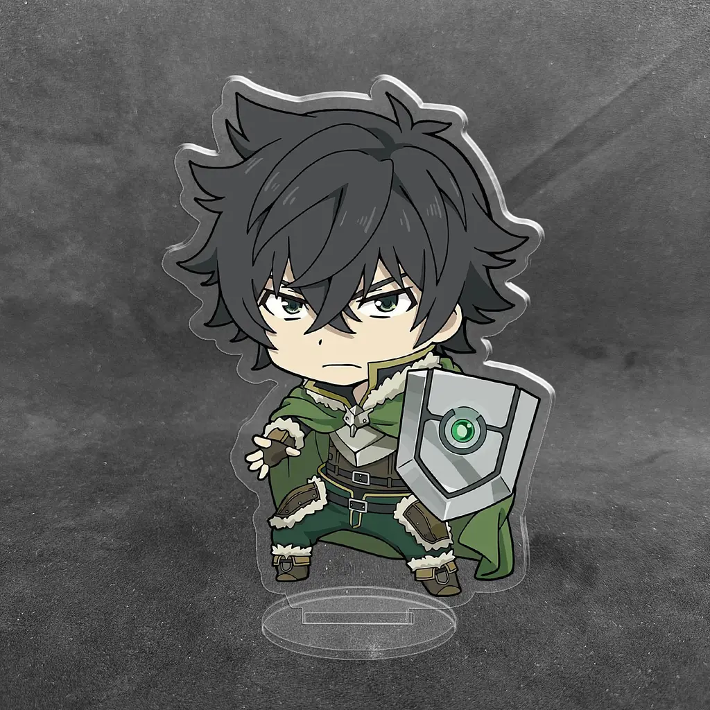 Акрилова колекційна фігурка Чібі Chibi Сходження Героя Щита - Наофумі Іватані 10 см