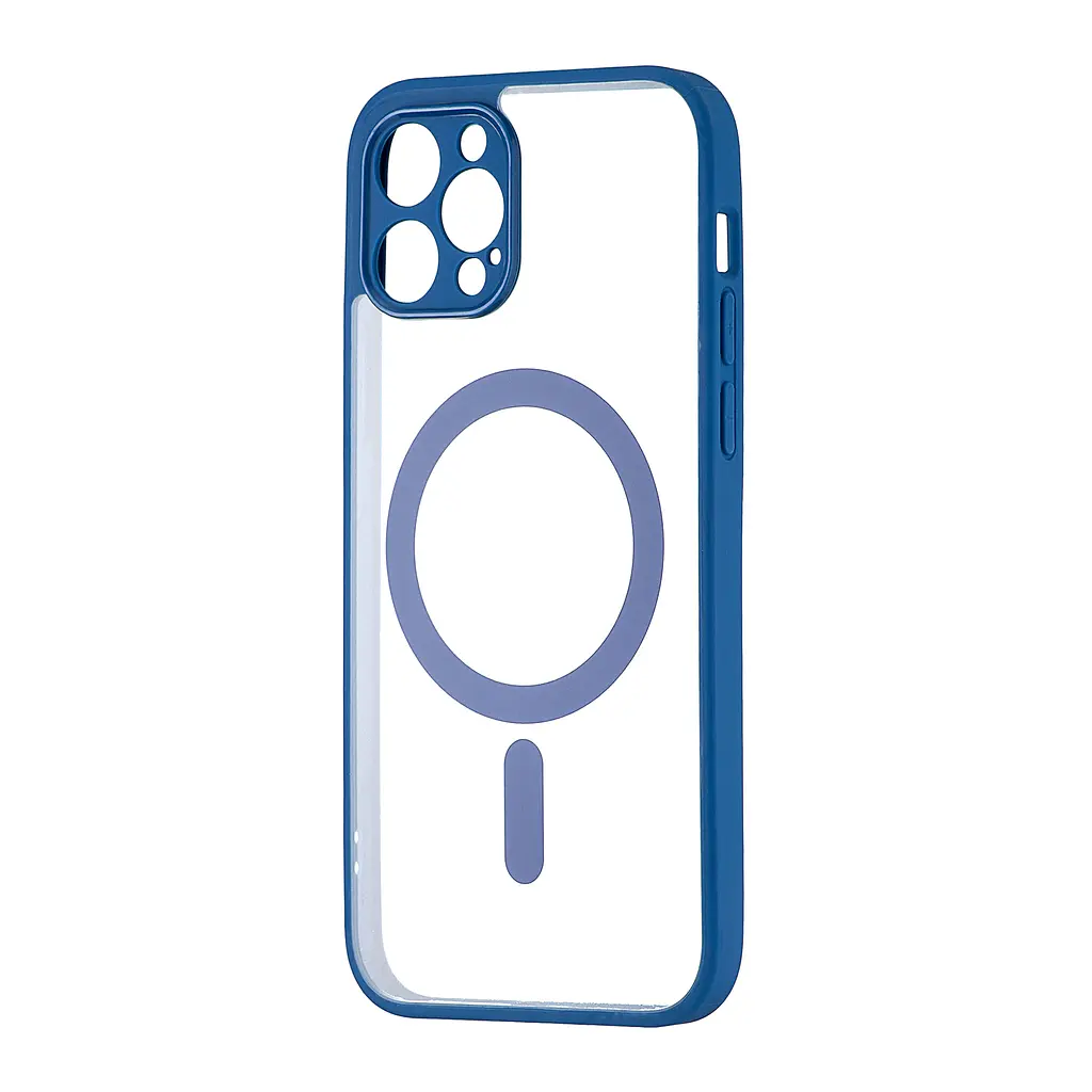 Чохол Color Edge with MagSafe (Protected Camera) iPhone 12 Pro Navy Blue