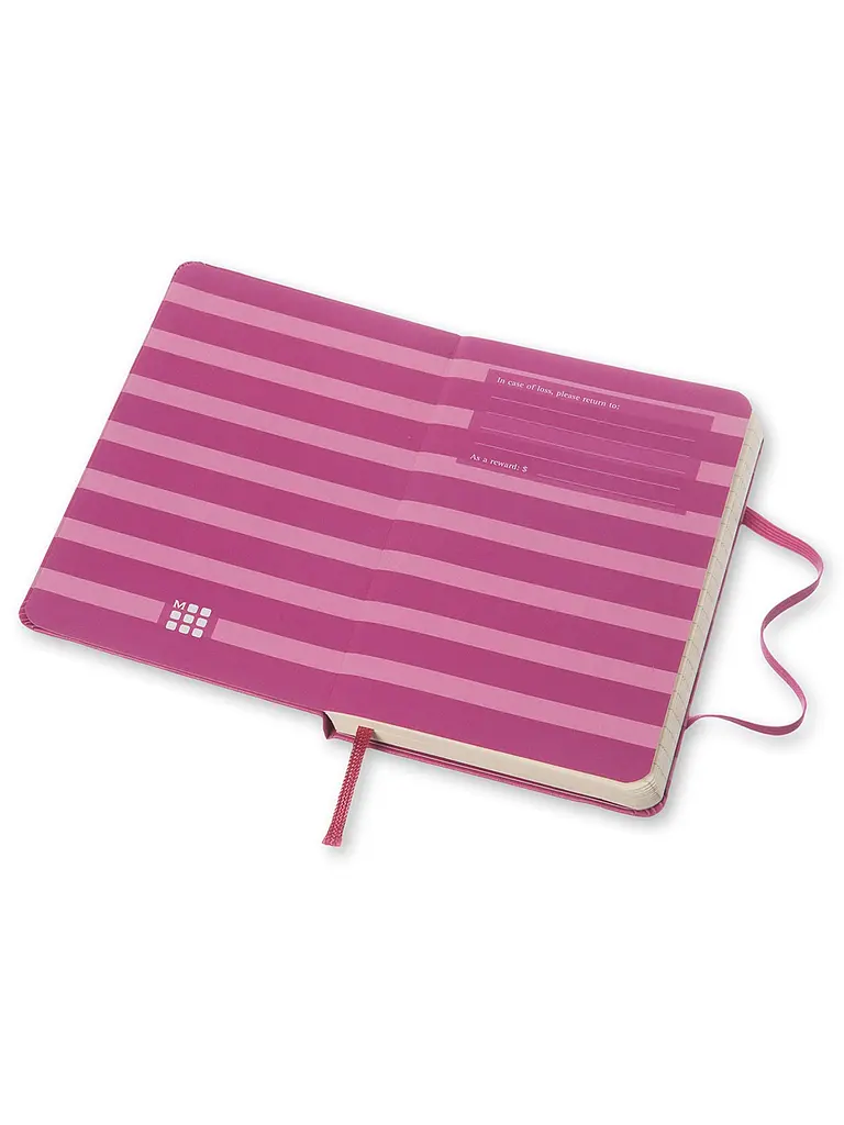 Записник Moleskine Stripes кишеньковий, Лінійка Рожевий (SKTGMM710STRIPC) - фото 4
