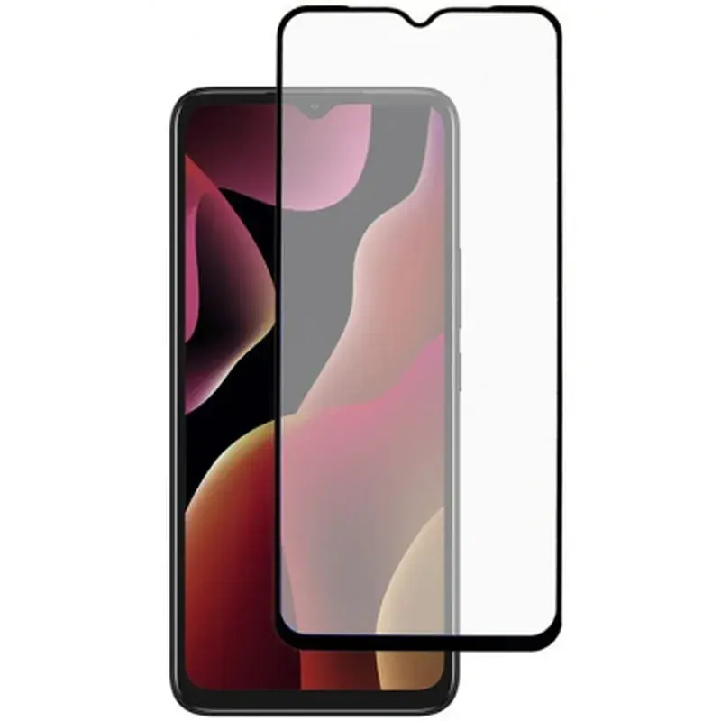 Скло захисне Dengos Full Glue Infinix Smart 6 black frame (TGFG-249) - фото 2