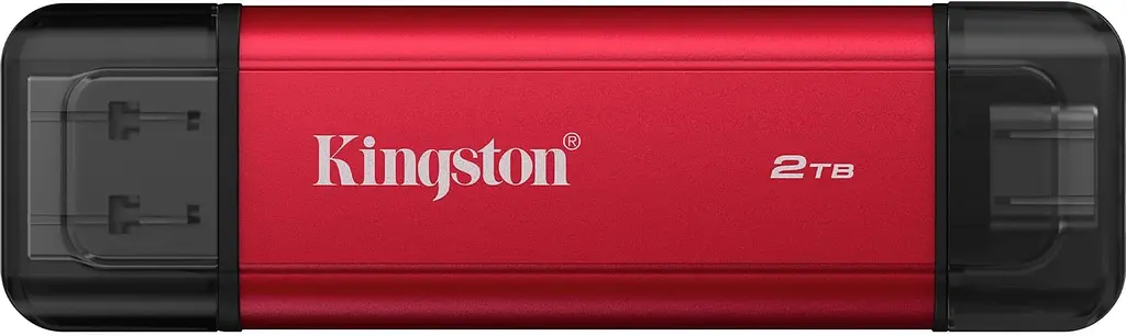 Портативний SSD Kingston 2TB USB 3.2 Gen 2 Dual USB-A R1050/W950MB/s - фото 2