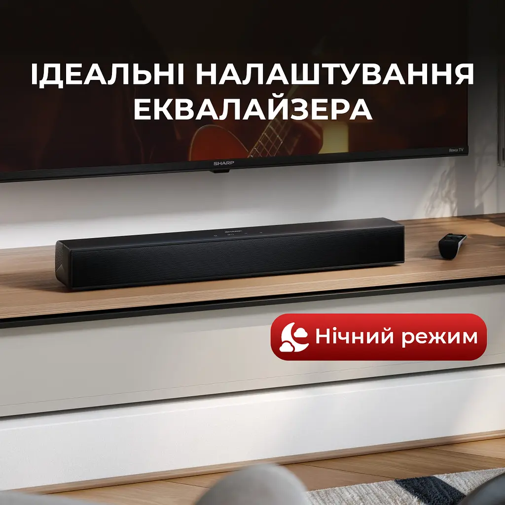 Саундбар Sharp HT-SBW121 Black - фото 5