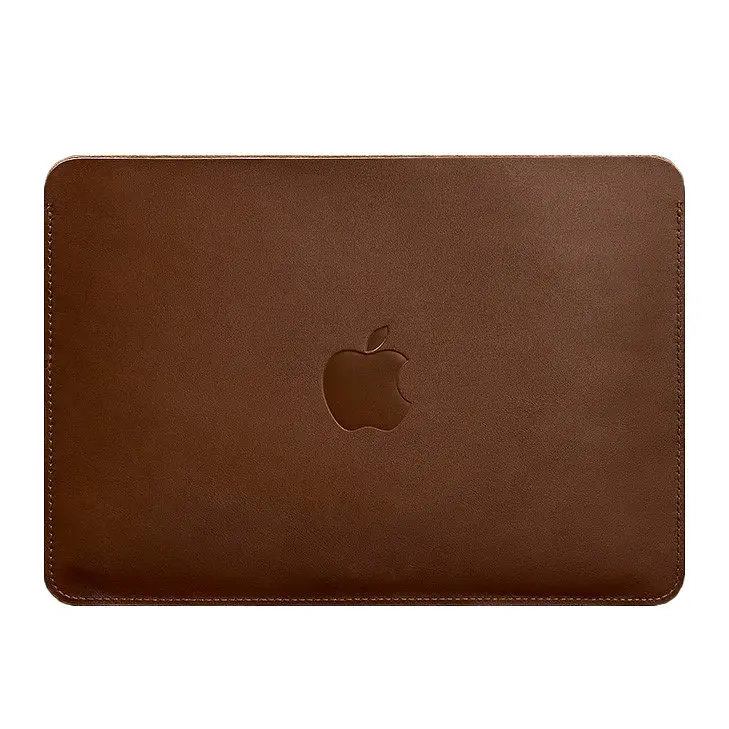 Чохол із натуральної шкіри BlankNote для MacBook 13 дюйм Світло-коричневий - фото 4