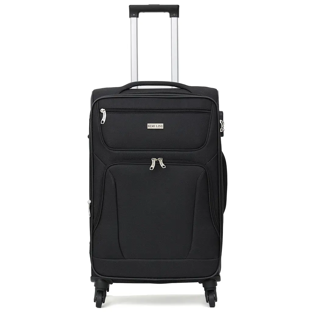 Валіза велика Semi Line 28 дюймів (L) Polyester Black (T5771-3) - фото 2