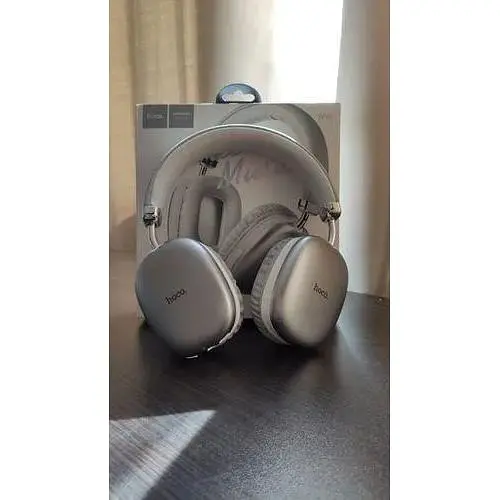 Bluetooth наушники Гарнитура Hoco W35 серебристые - фото 4