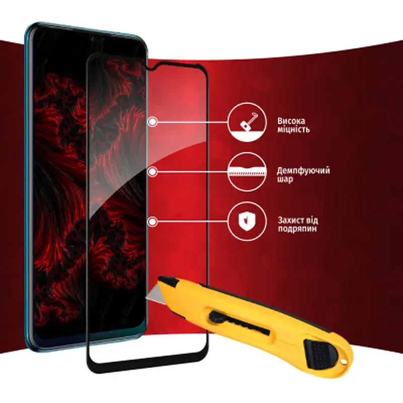 Скло захисне Intaleo Full Glue Tecno Spark 8T (1283126542275) - фото 4