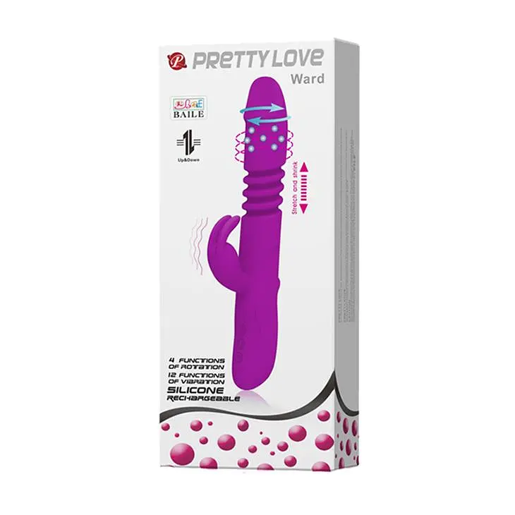 Вибратор Pretty Love Ward Vibrator 26 см фиолетовый - фото 11