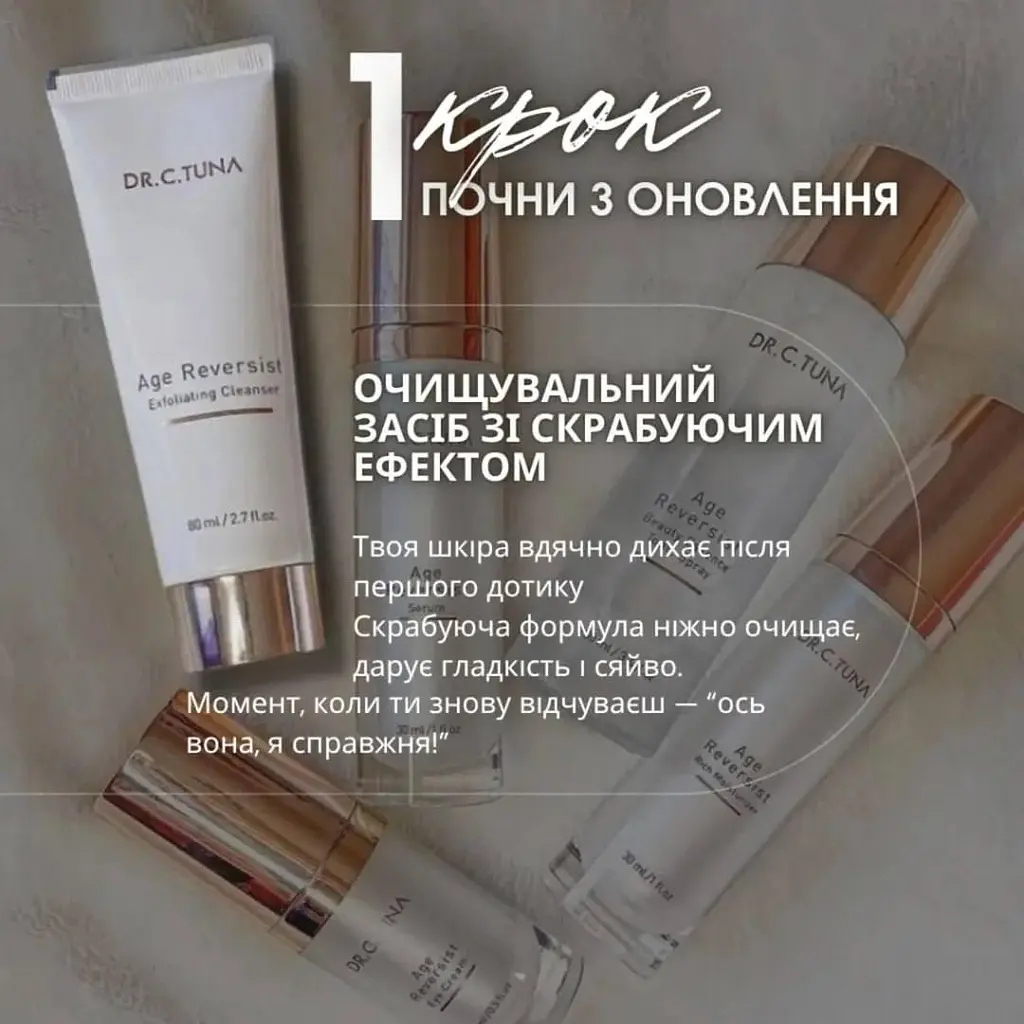 Набір для обличчя антивіковий професійний Farmasi Age Reversist Dr. C. Tuna 20+ - фото 4