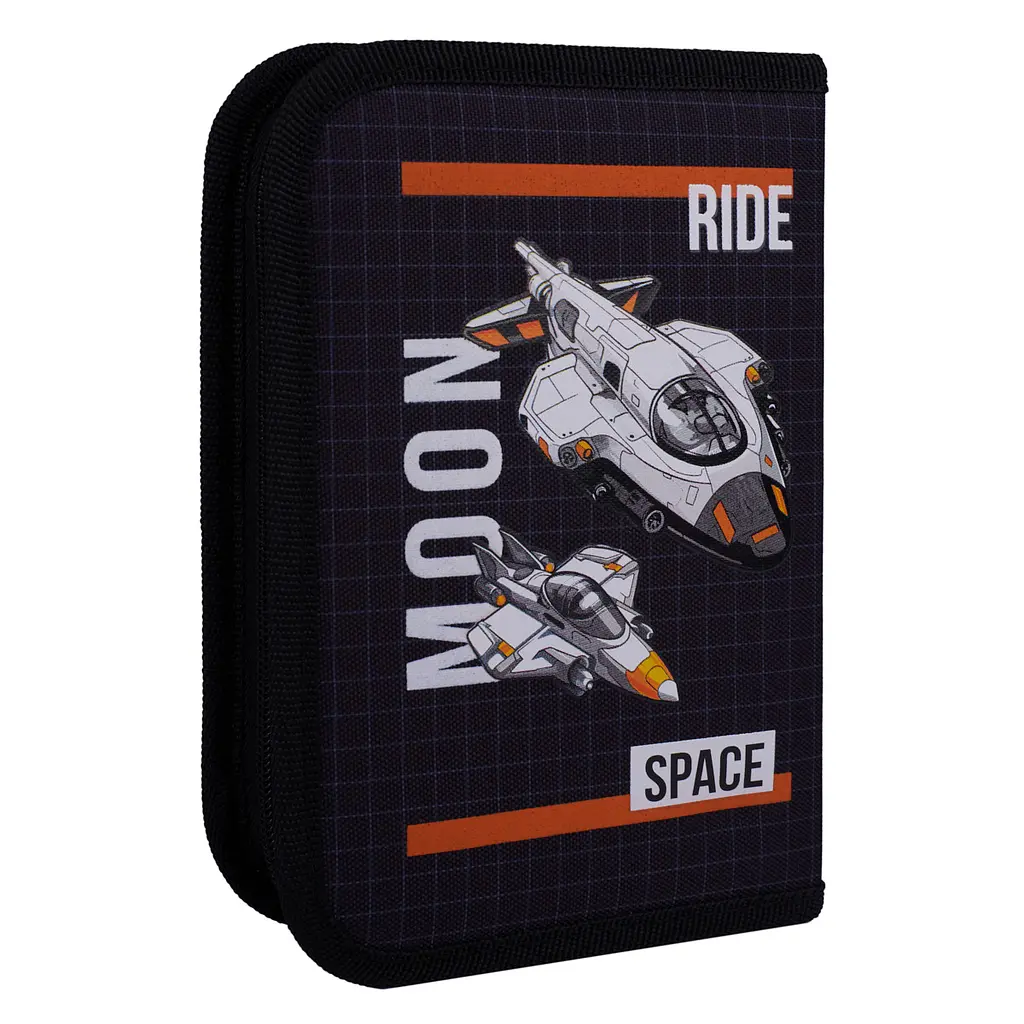 Шкільний пенал твердий одинарний з двома клапанами Yes Mars HP-04 - фото 2