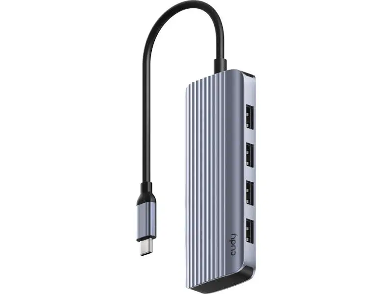 USB-хаб CUDY UH500 Grey