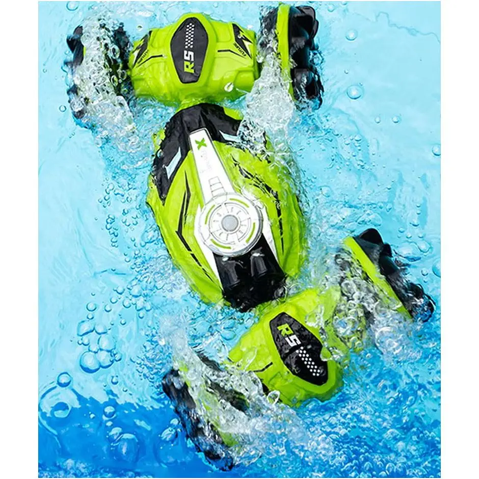 Машинка на радіокеруванні JJRC Q150 Twist Double-sided Transforming Climber Car Green [119052] - фото 3