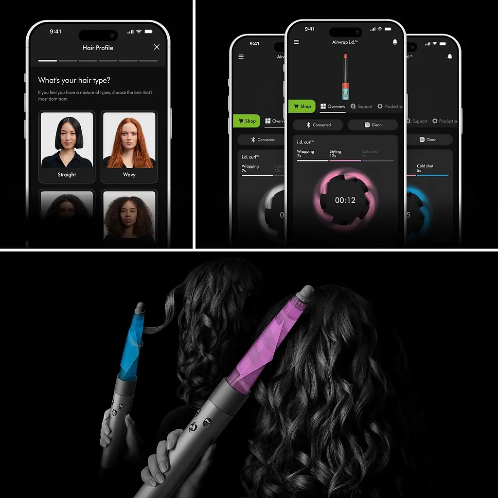 Стайлер Dyson HS08 Airwrap ID Curly + Coily Ceramic Pink/Rose Gold (60552) - фото 3