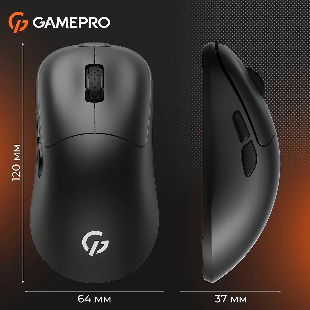 Миша GamePro GM990B Wireless Black [126089] - фото 12