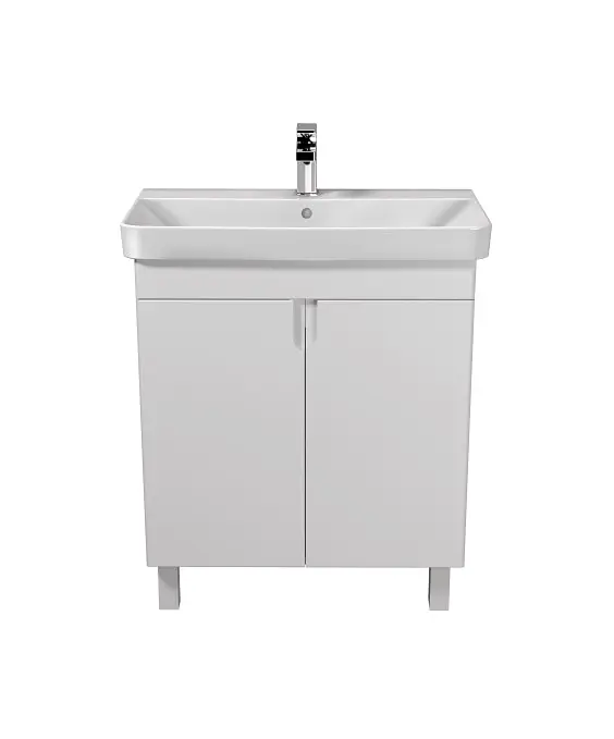 Тумба Мойдодир Simple White 70-U умивальник River 70 Білий універсальна Білий - фото 4