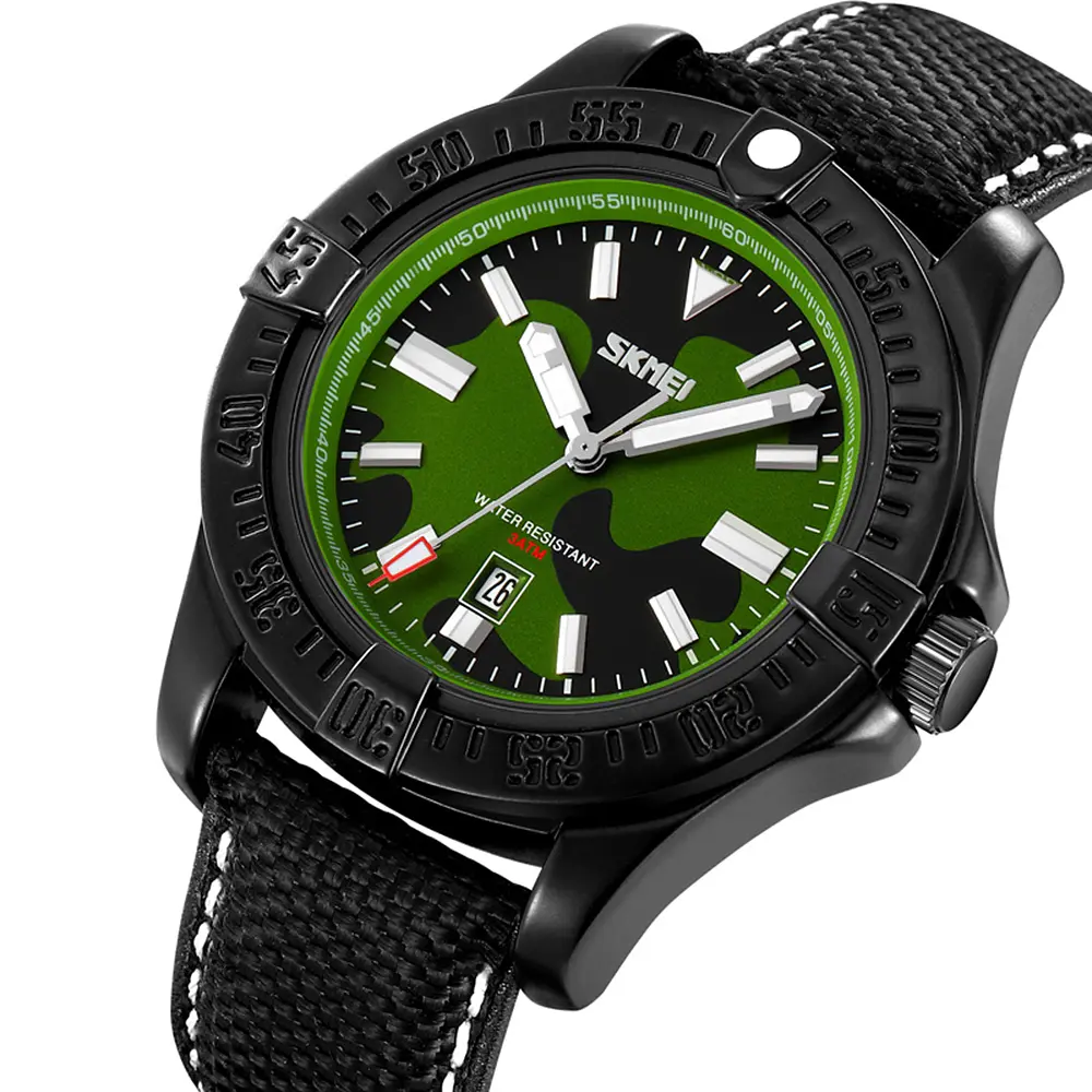 Чоловічий наручний годинник 9339CMGN Camo Green Skmei acs0030891 - фото 2