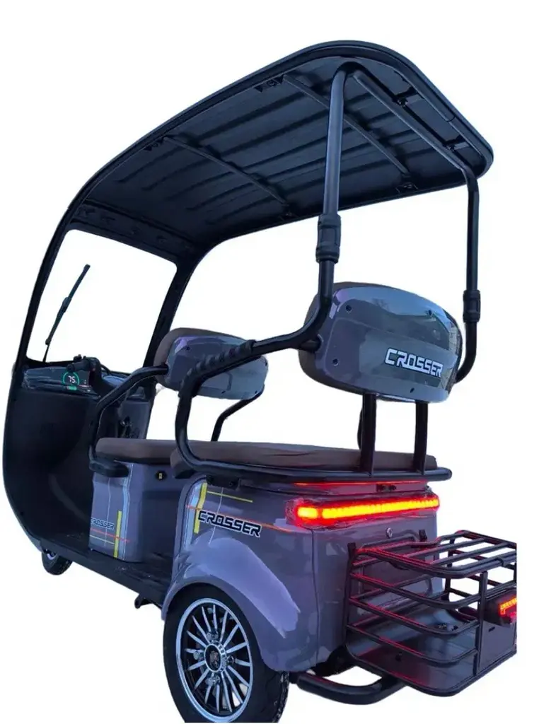 Электроскутер Трехколесный Crosser TR7 VAGON (1000W, 72V,24Ah) Хамелеон - фото 3