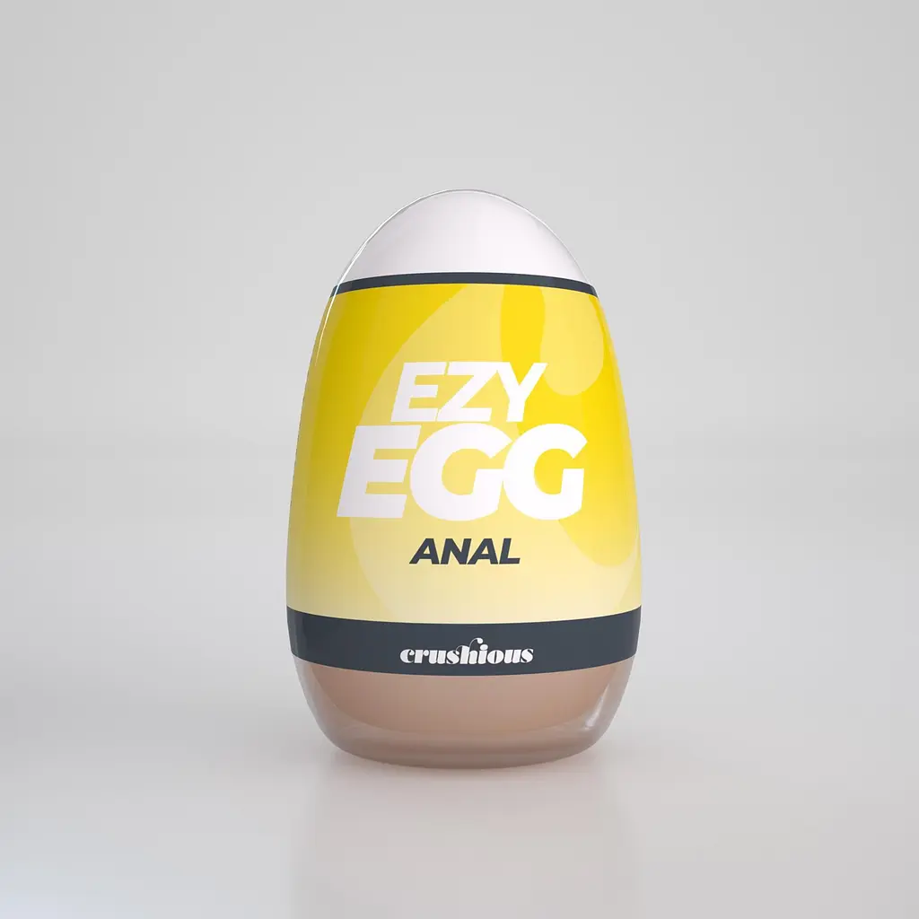 Мастурбатор Crushious Ezy Eggs Anal (тілесний) - фото 3
