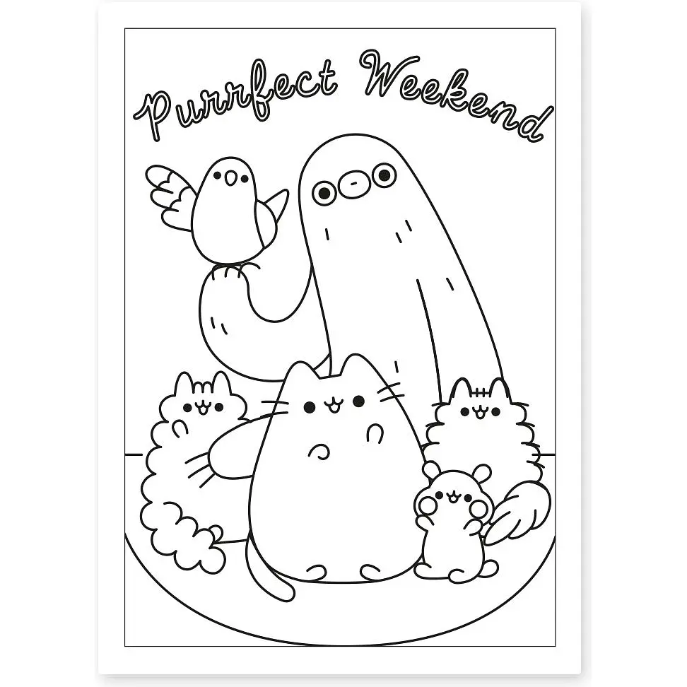 Розмальовка Yes Pusheen 12 сторінок (742918) - фото 3