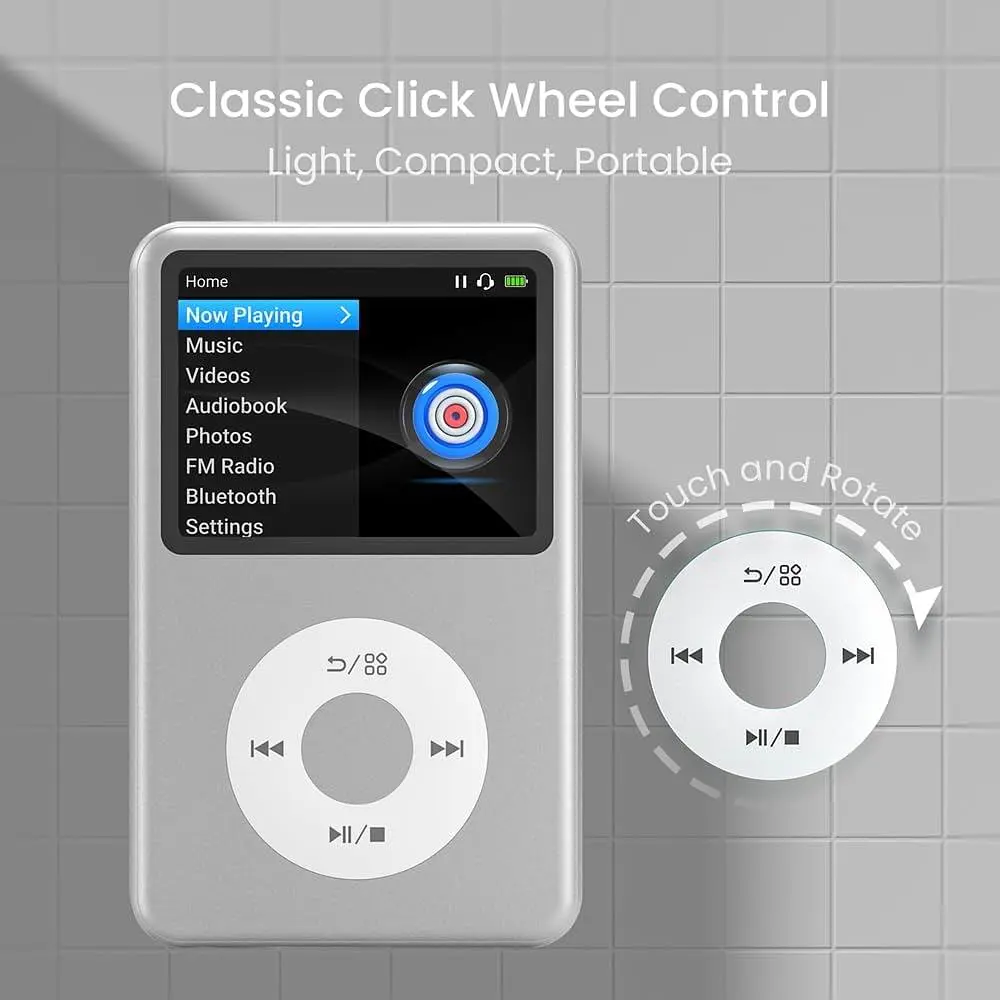 MP3-плеєр 64 GB з Bluetooth Innioasis Y1 Silver - фото 3
