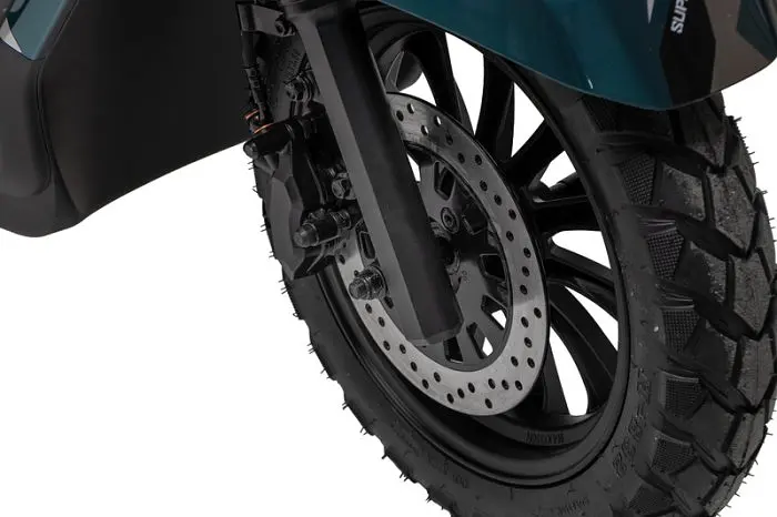 Электроскутер Двухместный Crosser CR17 (2500W, Графеновая батарея 72V/35Ah) Зеленый - фото 7