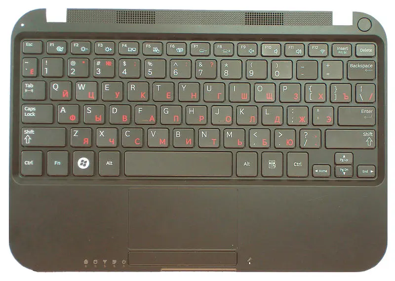Клавіатура для ноутбука Samsung (NS310) Black, (Black TopCase) - фото 2