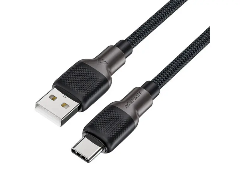 Кабель Acefast C10-04 USB-A to USB-C 1.2м Black (6974316283126) - фото 3