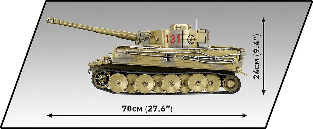 Конструктор Cobi PzKpfw VI Тигр 131 масштаб 1:12, 8000 деталей (COBI-2801) - фото 14
