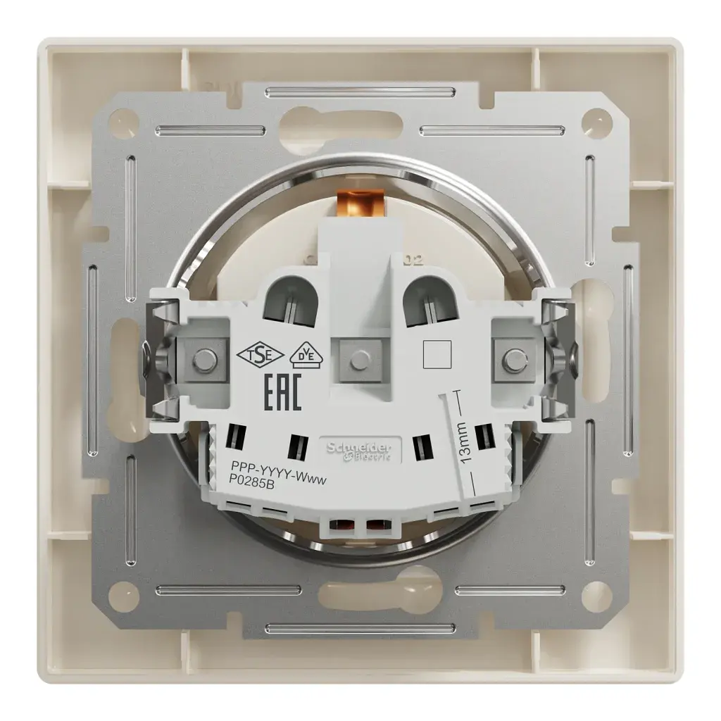 Розетка Schneider Electric ASFORA крем (EPH2900123) - фото 8