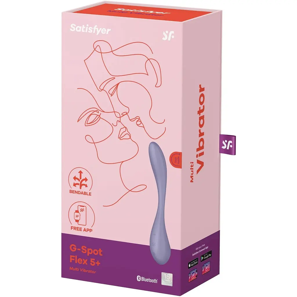 Універсальний вібратор Satisfyer G-Spot Flex 5+ Lilac - фото 7