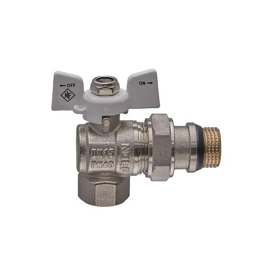 Кран кульовий з американкою Nolf classic 1/2" кутовий NFC.983-06 (NF3162) - фото 4