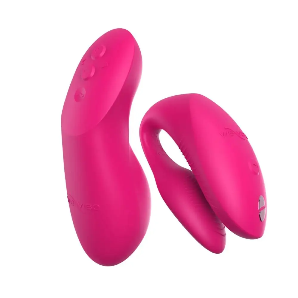 Вібратор We-Vibe Chorus Pro Electric Pink для пар зі смарт-управлінням - фото 5