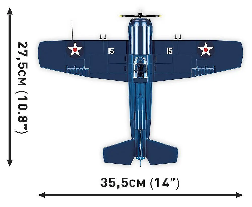 Конструктор COBI самолет 1:32 F4F WILDCAT 5731 - фото 5
