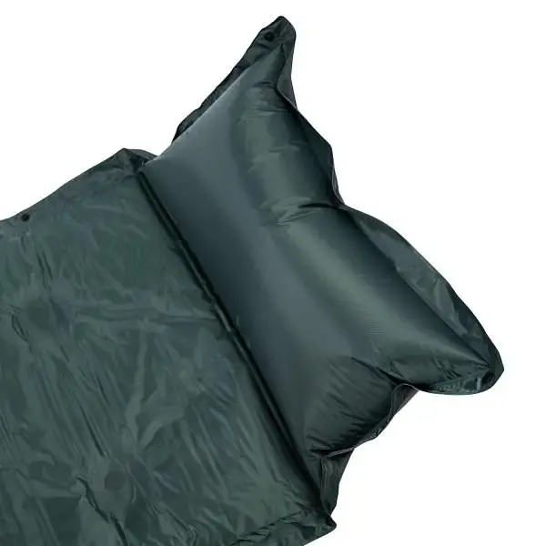 Надувний матрац Lugi автоматичний 175х60х2 см з подушкою зелений SJ-0028-1GR - фото 6