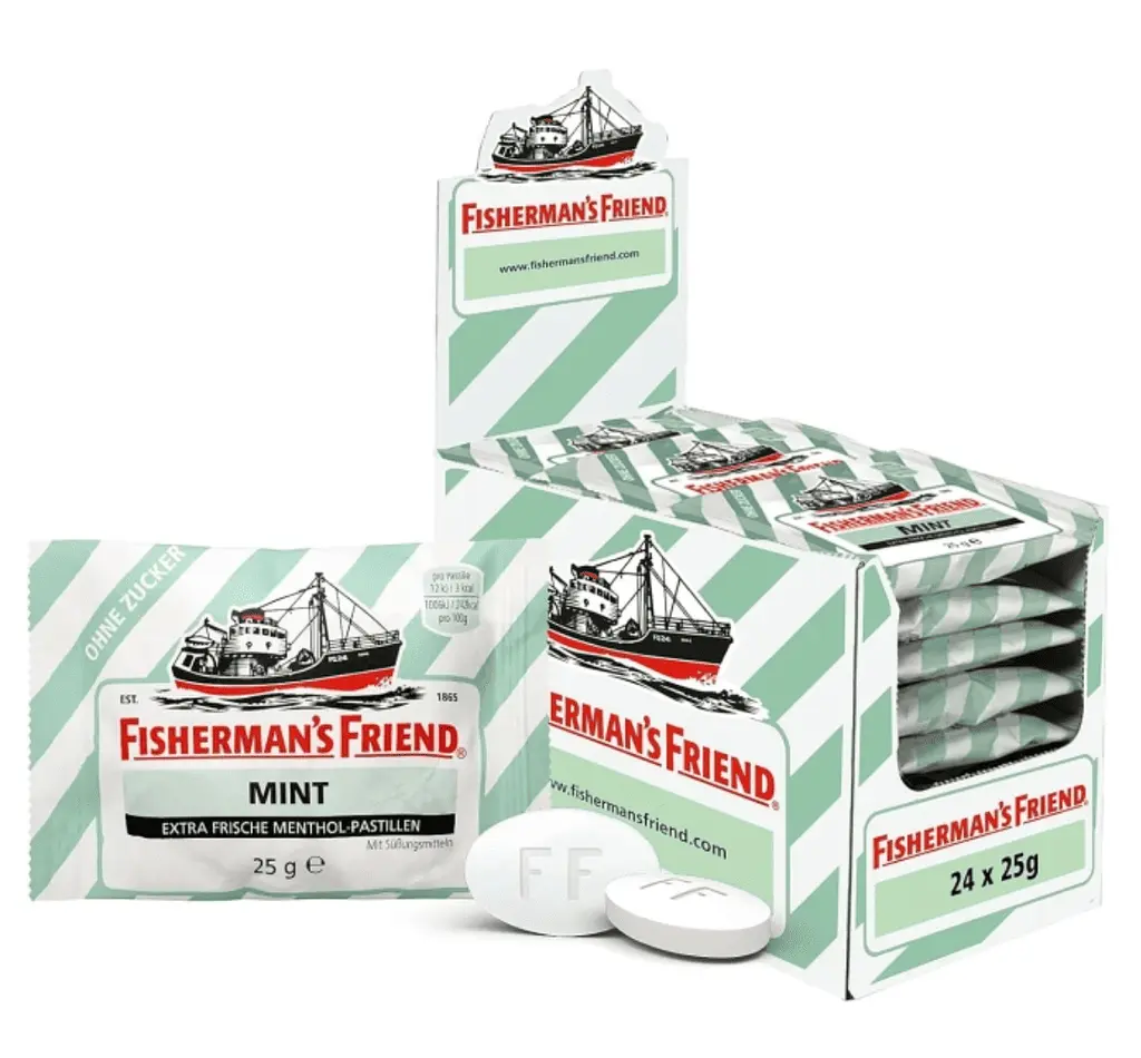 Льодяники Fisherman's Friend Mint Menthol-Pastillen Без цукру 25г - фото 6