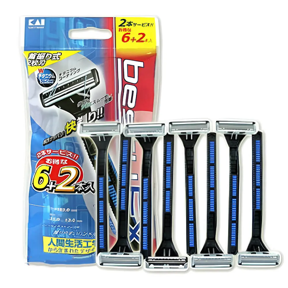 Одноразові бритви KAI BRAND 6+2 Kai razor - фото 2