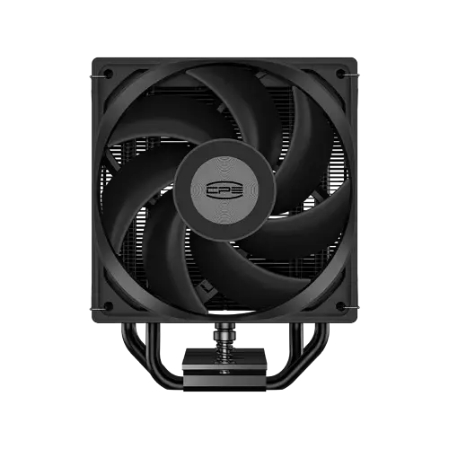 Кулер для процесора PcCooler RT400 Digital, Black, алюміній/мідь, 1x120 мм, для Intel 1851/1700/1200/115x, AMD AM5/AM4, цифровий LED екран, висота 152 мм, до 235 Вт (RT400-BKNWYL-GL) - фото 3