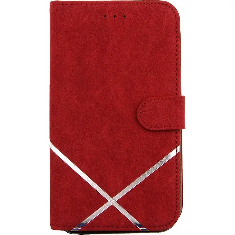 Чохол-книжка Toto Book Silicone Slide Universal Cover 6.5" (№2) Red