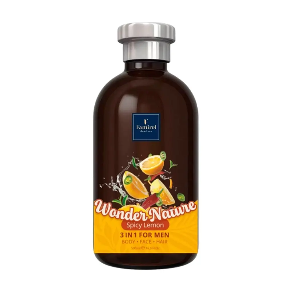Гель для душу Famirel Spicy Lemon Wonder Nature 3 In 1 500 мл (7290114086899)