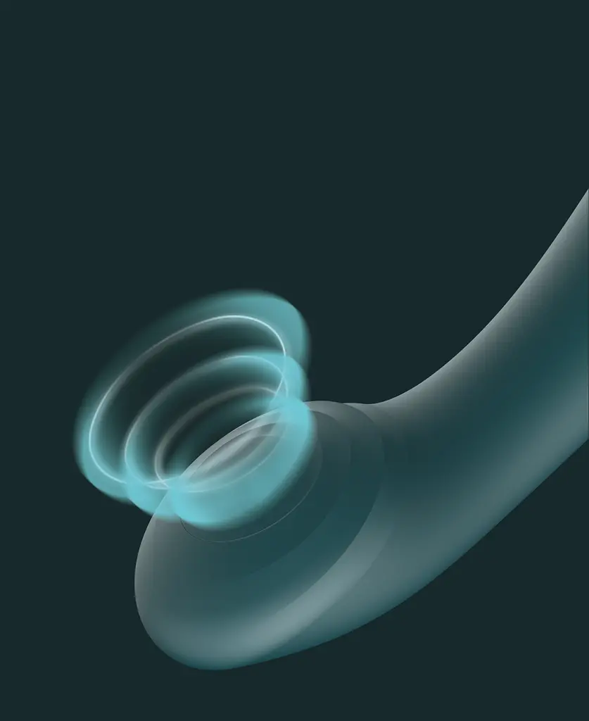 Вибратор Zalo Queen G-Spot Pulse Wave 21.5 см бордовый - фото 4