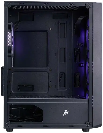 Корпус 1stPlayer FD3-M-BK-4F7 ARGB Black - фото 3